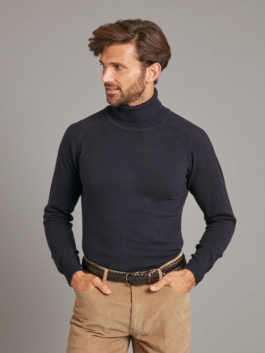 Roll Neck Super Geelong - Dark Navy