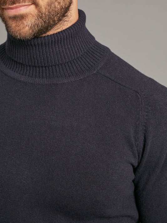 Roll Neck Super Geelong - Dark Navy