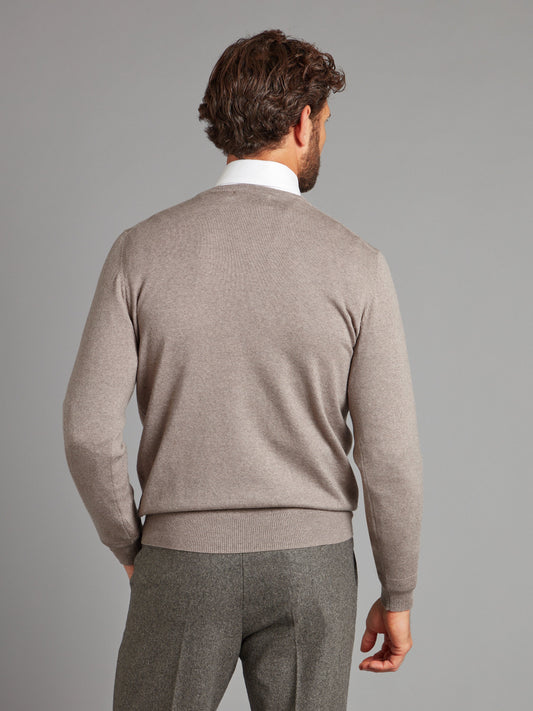 Merino Crew Neck jumper - Fawn